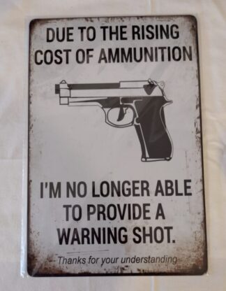 Peltikyltti -  Due to rising cost...