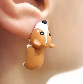 Koira-korvikset (ruskeat)